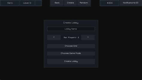 Lobby Creation UI image - Network Guardian - IndieDB