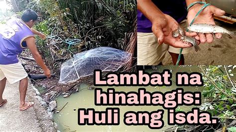 Lambat Na Hinahagis Huli Ang Isda Pescador Casting Net Youtube