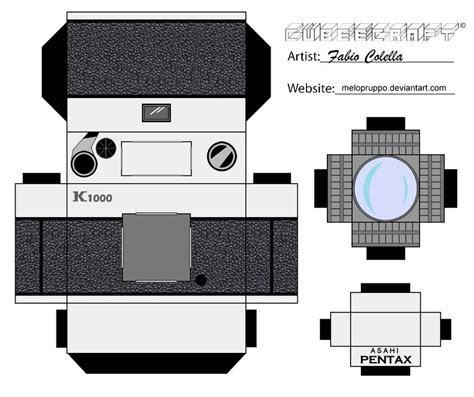 Paper Craft New Papercraft Template Camera