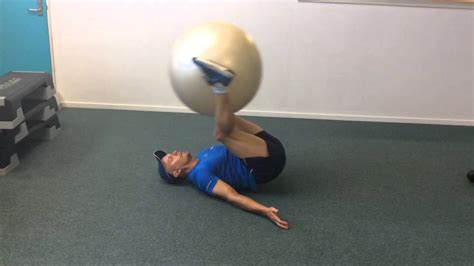 Swiss Ball Reverse Crunch Youtube