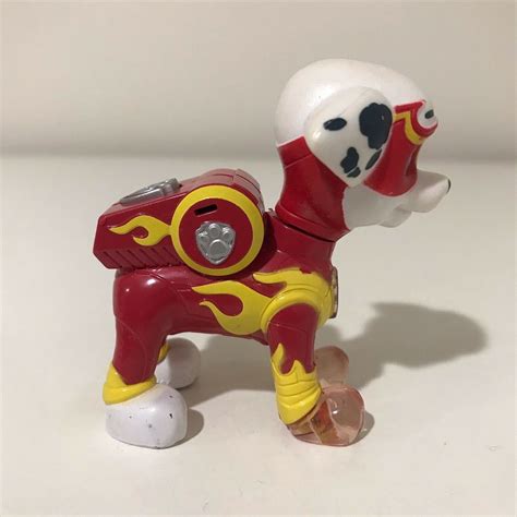 Paw Patrol Mighty Pups Light Up Feet And Badge Marshall Figure Spin Master Htf 4621609941