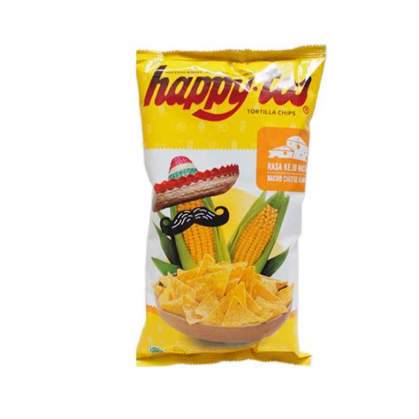 Jual Happy Tos Tortilla Chips Cheese Shopee Indonesia