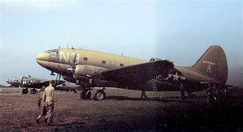 Un Curtiss C 46 Commando Du 47th Troop Carrier Squadron 313th Troop