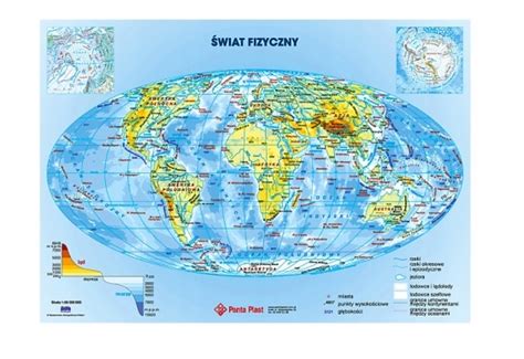 PODKŁAD MATA NA BIURKO MAPA ŚWIATA DWUSTRONNA 12017946956 oficjalne