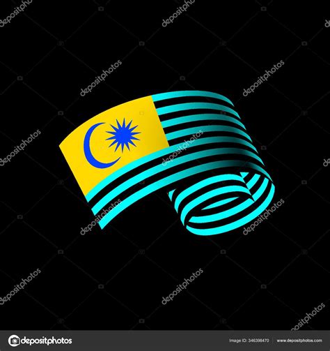 Malaysia Flag Vector Illustration White Background Stock Vector By ©yayimages 346398470