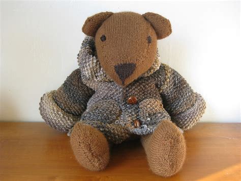 Ravelry Tweed Bear In Duffel Coat Pattern By Debbie Bliss