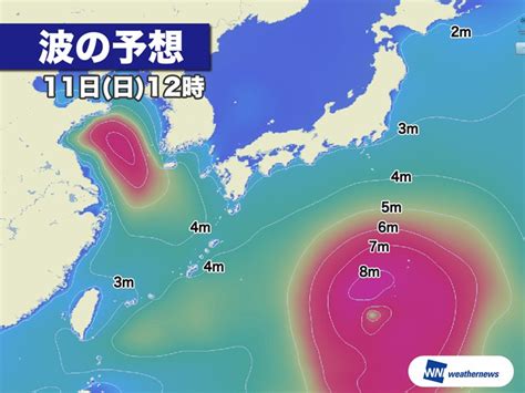 大型で強い台風10号 お盆休み中15日木頃、西日本に上陸のおそれ（ウェザーニュース）