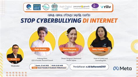 Obral Obrol Literasi Digital Ootd Stop Cyberbullying Di Internet