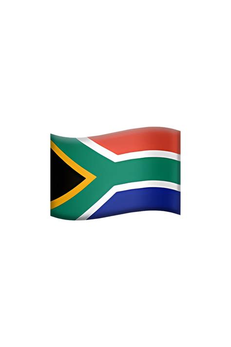 🇿🇦 Flag: South Africa Emoji в 2024 г