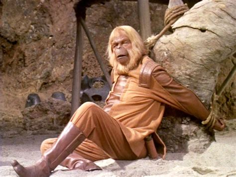 Dr Zaius Maurice Evans Is Tied Up By Taylor Charlton Heston