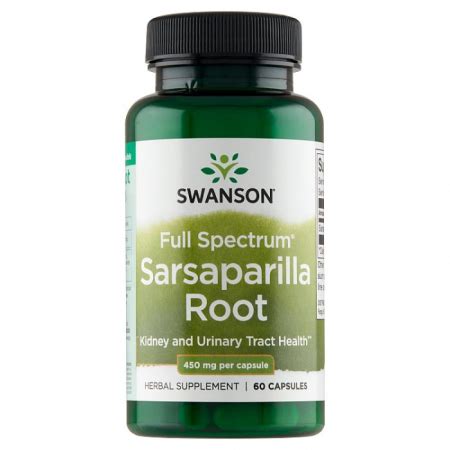 SWANSON Sarsaparilla Root 60 kapsułek Allecco pl