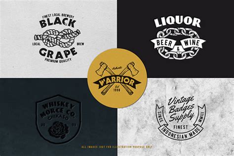 Vintage Badges / Logo Pack on Behance