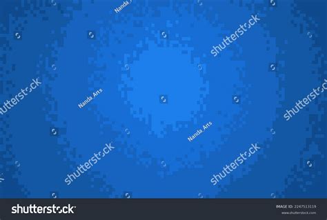 Blue Gradient Background Pixel Art Style Stock Vector (Royalty Free ...