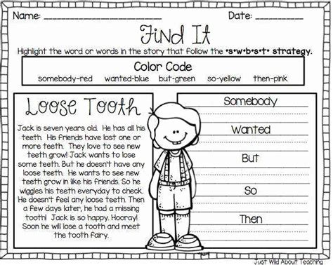 Summary Worksheets 2nd Grade New Summarizing Worksheets Simple Template Design