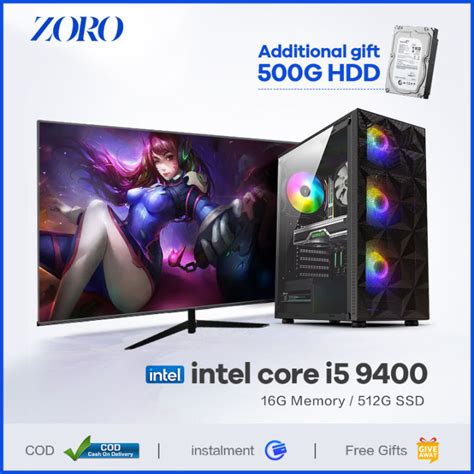 Zoro Desktop Computer Full Set Gaming Pc Set Intel Core I Ghz