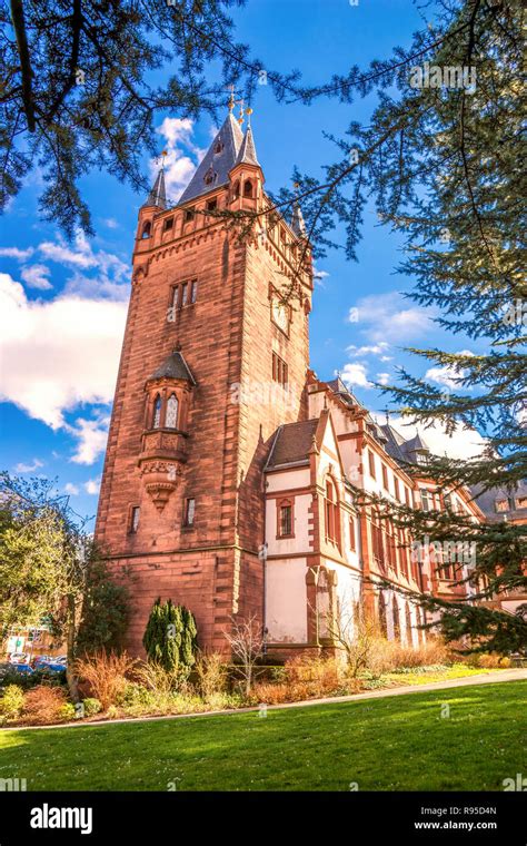 Castle and City Hall of Weinheim, Germany Stock Photo - Alamy