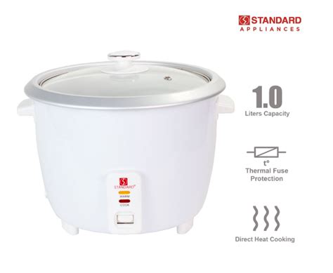 Standard Rice Cooker W Glass Lid L Cups Original Standard Rice