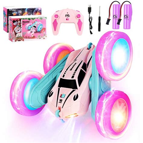 1pc Remote Control Car With LED Light, RC Car Track Car For Girls 6-12 ...