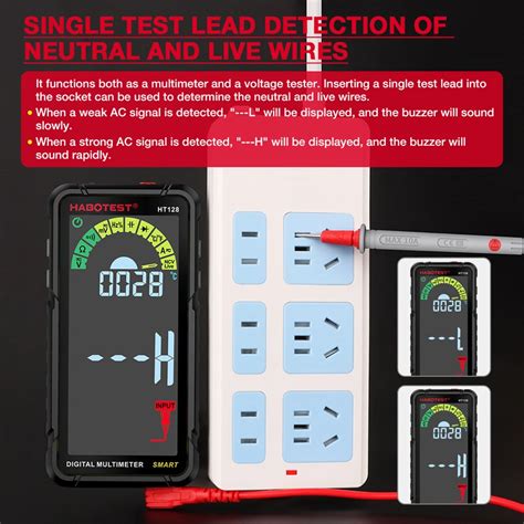 Habotest Ht Mult Metro Digital Inteligente Contagens Detector