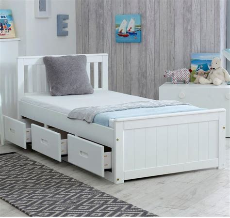 Home Source Naples Cabin Bed 3ft Single Solid Pine Guest Bed Single