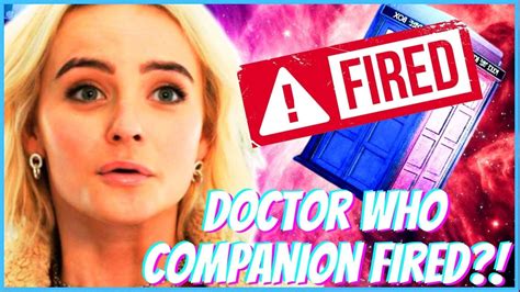 Ruby Sunday Actor FIRED From Doctor Who YouTube