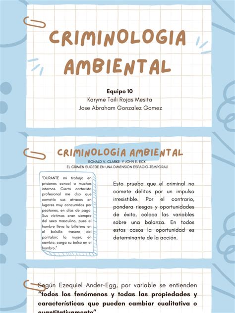 Criminologia Ambiental Pdf Criminología Crímenes