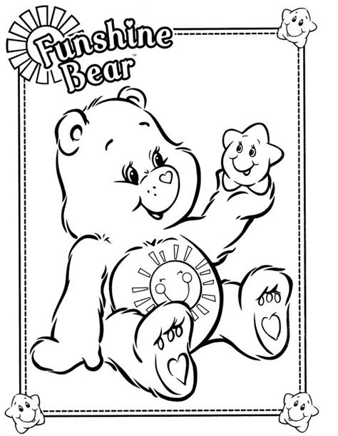 Funshine Bear Coloring Pages - Coloring Home