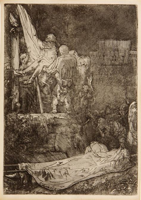 Rembrandt Van Rijn Descent From Cross By Torchlight B