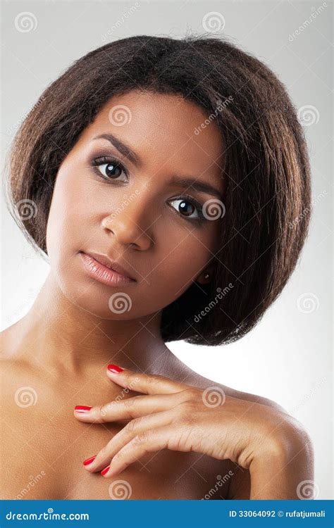 Beautiful Woman With Her Shoulders Naked Closeup Stock Photo Image Of Bare Height 33064092