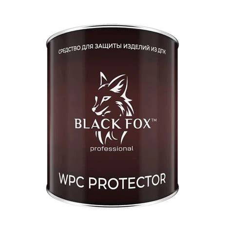 Масло для террасной доски ДПК Black Fox WPC Protector 2,5 л прозрачное ...