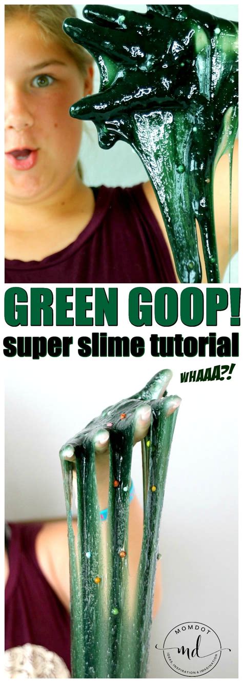 Goop Green Goop Gak And Slime Recipe Perfectly Messy Fun Plus Video