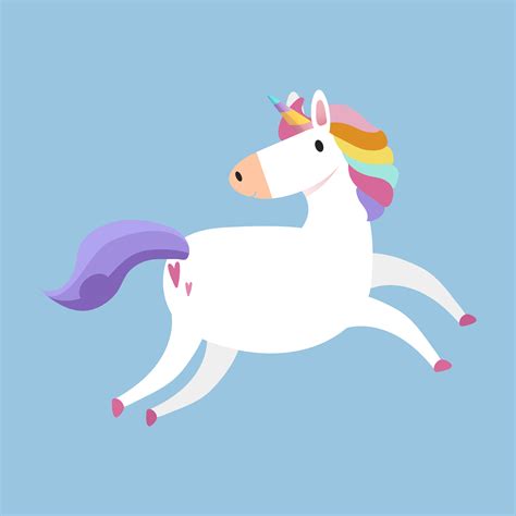 Magical Rainbow Unicorn Illustration Vector Download Free Vectors Clipart Graphics And Vector Art