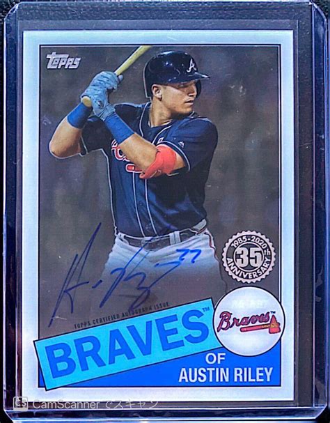 Yahoo オークション Austin Riley 2022 Topps Clearly Authentic Aut