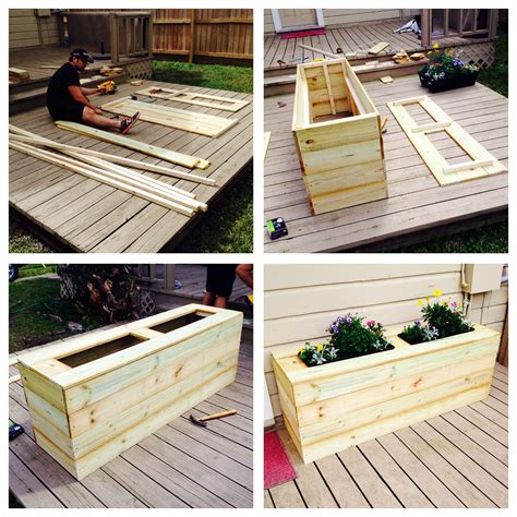 Simple Diy Rustic Planter Box Out Of Wood Fencing Diy Planters Diy Wooden Planters Diy