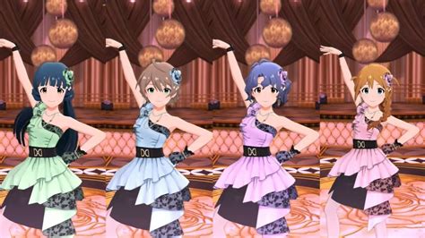 【ミリシタmvソロx4】花ざかりweekend 北上麗花桜守歌織豊川風花馬場このみ4 Luxury メイクアップ・ファビュラス