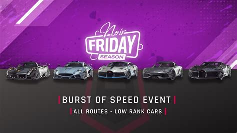 Asphalt 9 Noir Black Friday Season Burst Of Speed Event Easy