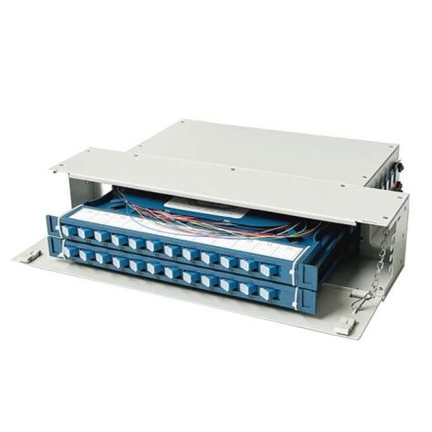 ODF E 24 2U Optical Distribution Frame 24 Cores AOA Tech