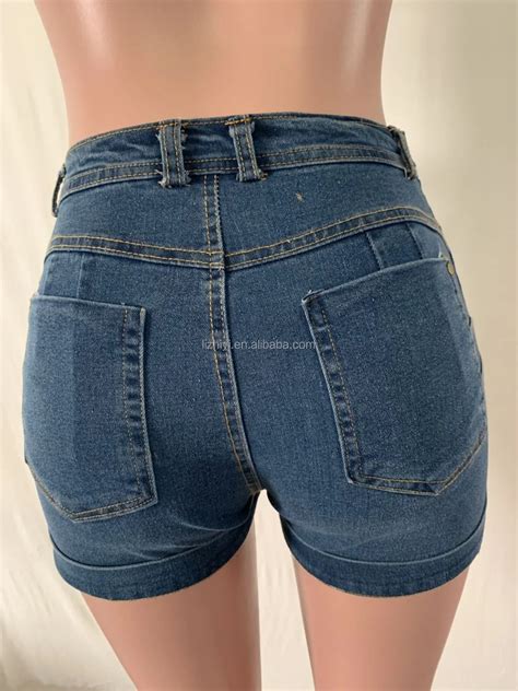 New 2020 Summer Demin Jeans Short Pants Women Fashion Solid Washed