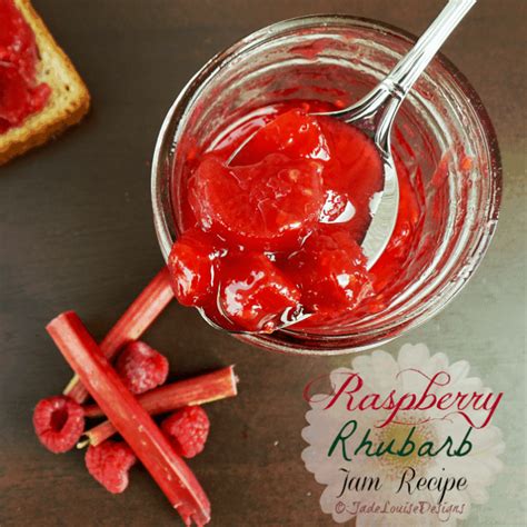 Raspberry Rhubarb Jam Recipe