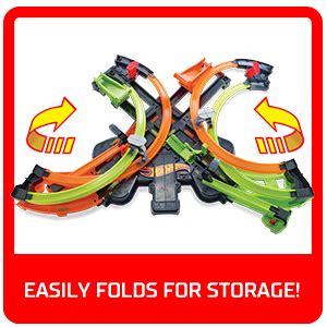 Hot Wheels Colossal Crash Track Set Figure Track Set Competitive Play Aerial Stunts Toys For