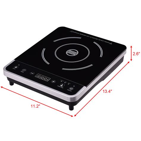Electric Induction Cooker Single Burner Digital Hot Plate Cooktop Countertop Walmart Canada