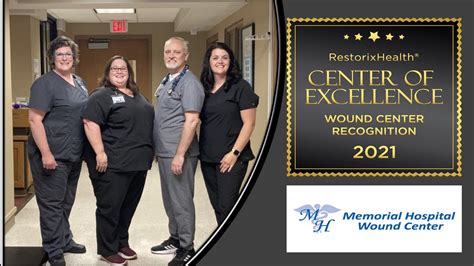 Memorial Hospital Wound Center Receives Wound Center Of Excellence