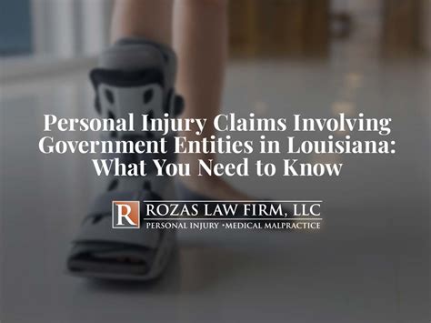 Personal Injury Claims Involving Government Entities In Louisiana What