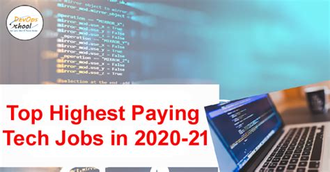 Top Highest Paying Tech Jobs In 2020 21