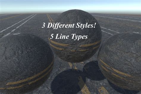 Damaged Road Materials 2d Roads Unity Asset Store