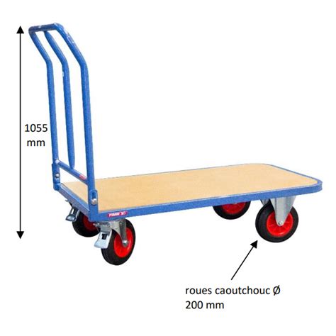 Chariot Manutention Repliable Fimm Utilisation Intensive Charge 400kg