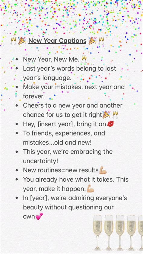 New Years Eve Captions Instagram Quotes Captions New Years