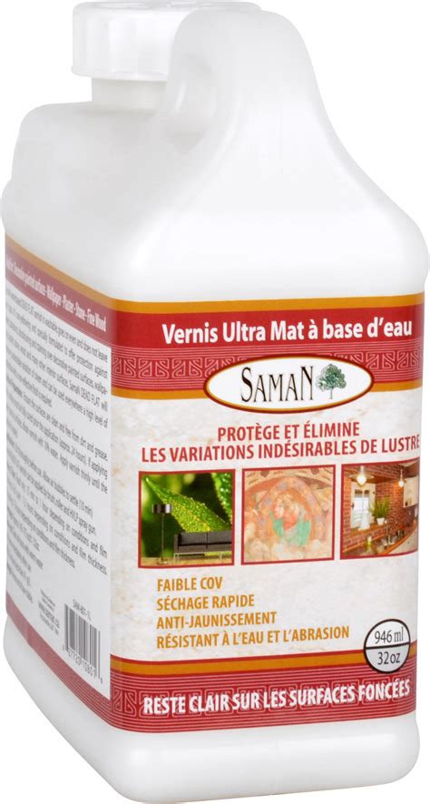 Vernis Ultra Mat Base D Eau Saman Ardec Produits Pour Bois