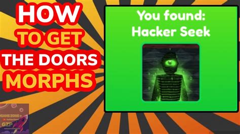 How To Get The Hacker Seek Morph ” In Roblox Find The Doors Morphs