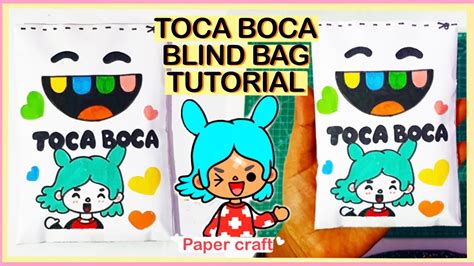 Toca Boca Blind Bag Tutorial And ASMR Unboxing Papercrafts Toca Boca